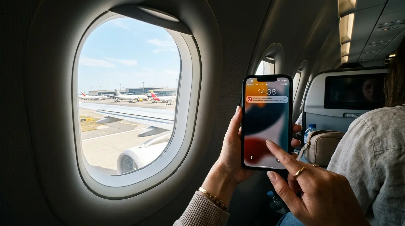 Автоматическое подключение к местной сети 5G по прилёте